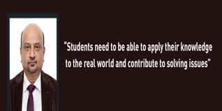 Students need to be able to apply their knowledge to the real world and contribute to solving issues remarks Prof A Nagaraj Subbarao